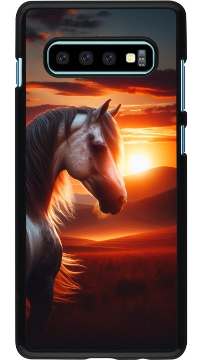 Coque Samsung Galaxy S10+ - Majestic Sunset Horse