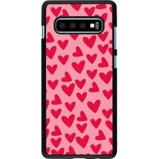 Coque Samsung Galaxy S10+ - Mom 2024 petits coeurs