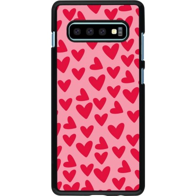 Coque Samsung Galaxy S10+ - Mom 2024 petits coeurs