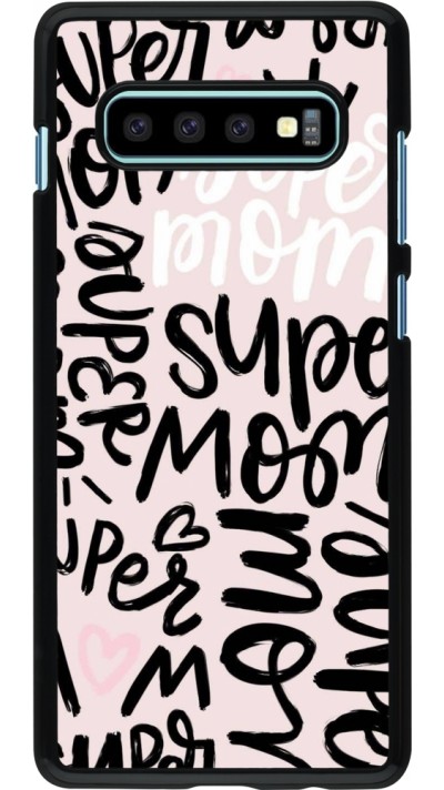 Coque Samsung Galaxy S10+ - Mom 2024 Super mom