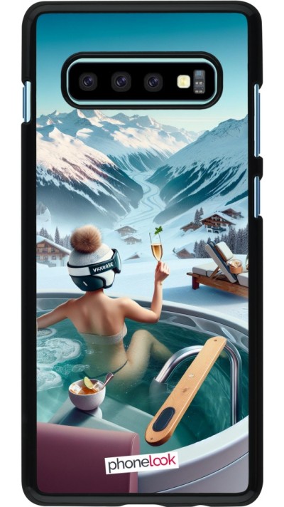 Coque Samsung Galaxy S10+ - Montagne Glamour Jacuzzi