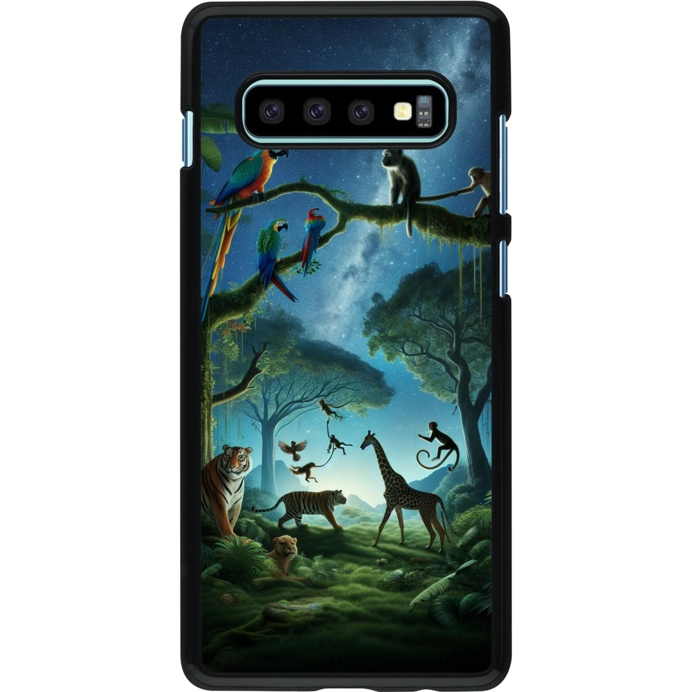 Coque Samsung Galaxy S10+ - Paradis des animaux exotiques