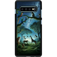 Coque Samsung Galaxy S10+ - Paradis des animaux exotiques