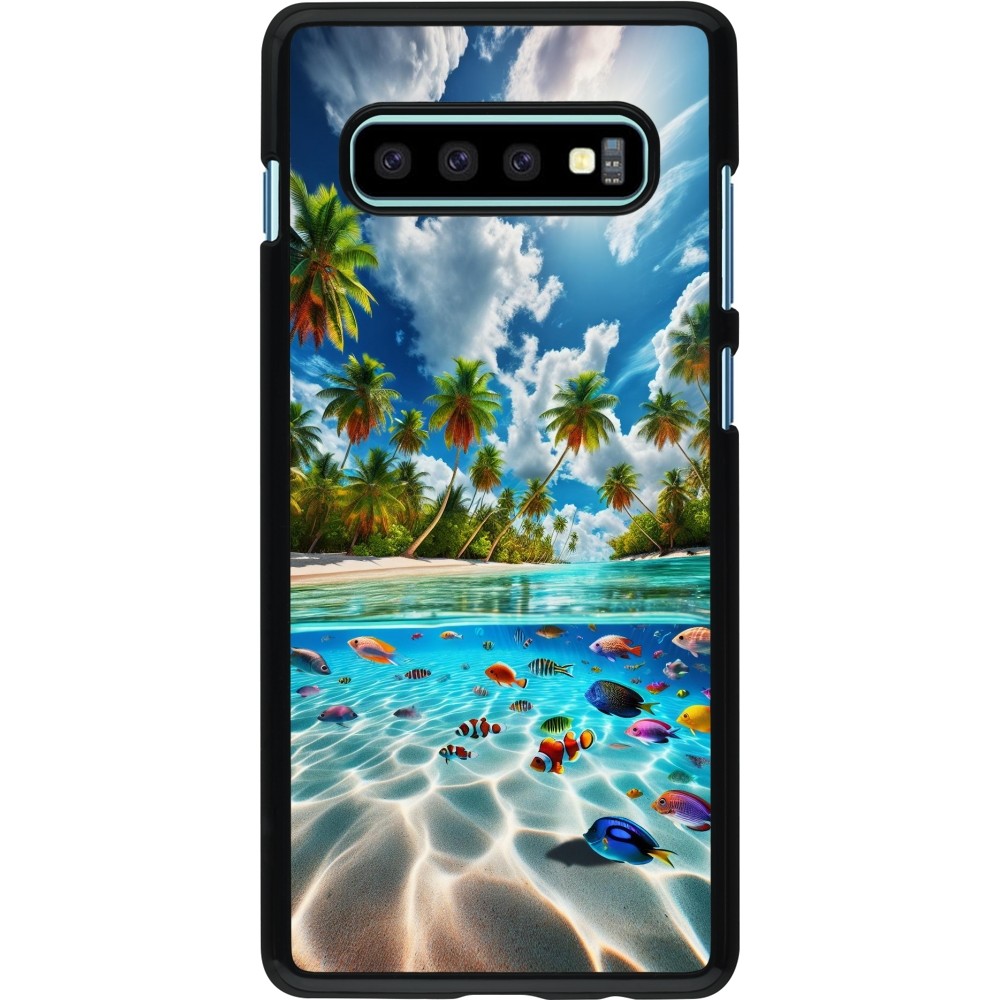 Coque Samsung Galaxy S10+ - Plage Paradis