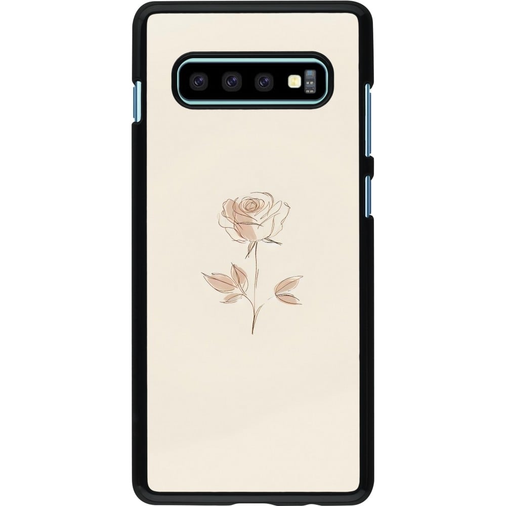 Coque Samsung Galaxy S10+ - Sable Rose Minimaliste