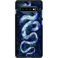 Coque Samsung Galaxy S10+ - Serpent Blue Anaconda