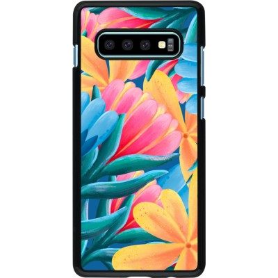 Coque Samsung Galaxy S10+ - Spring 23 colorful flowers