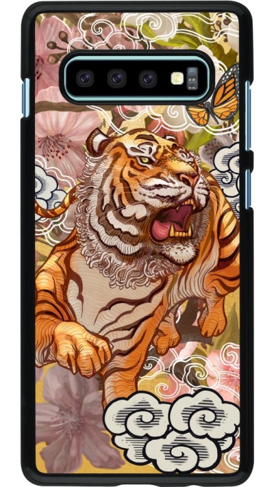 Coque Samsung Galaxy S10+ - Spring 23 japanese tiger