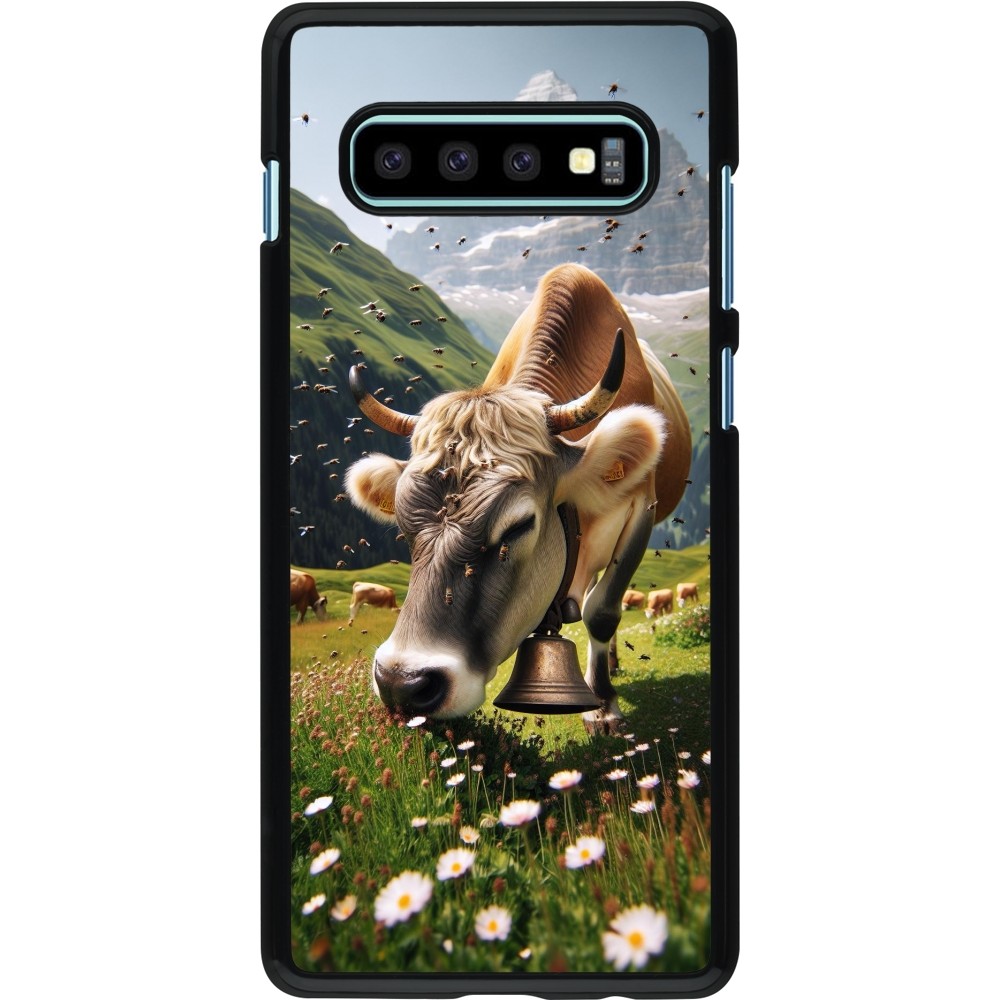 Coque Samsung Galaxy S10+ - Vache montagne Valais