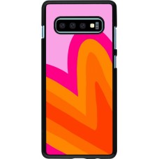 Coque Samsung Galaxy S10+ - Valentine 2024 heart gradient