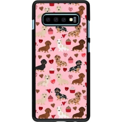 Coque Samsung Galaxy S10+ - Valentine 2024 puppy love