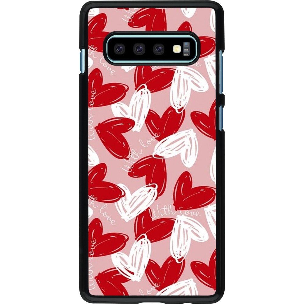 Coque Samsung Galaxy S10+ - Valentine 2024 with love heart