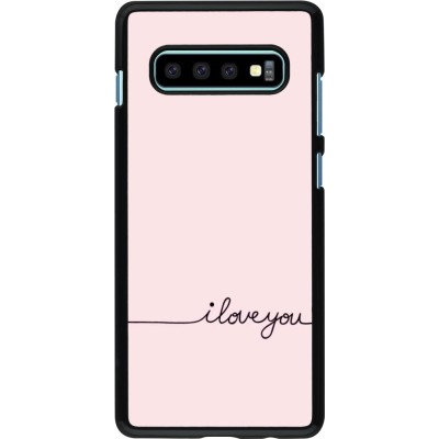 Coque Samsung Galaxy S10+ - Valentine 2023 i love you writing