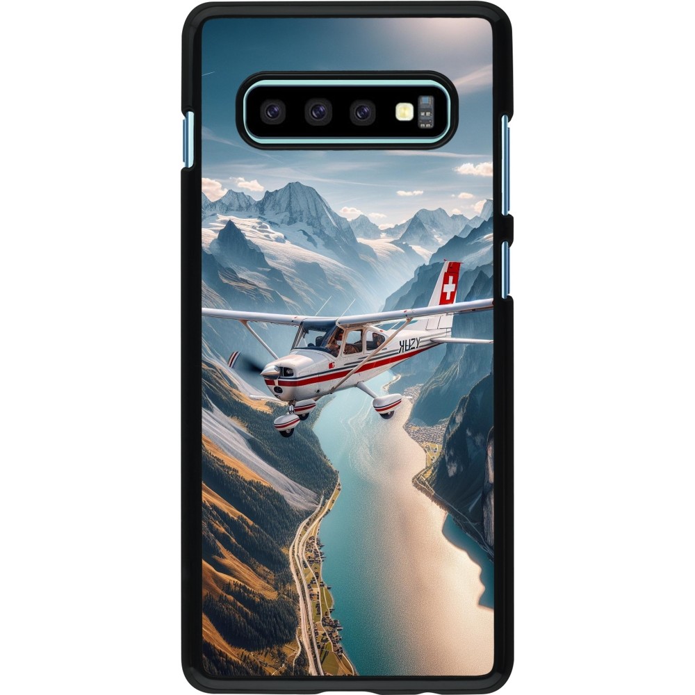 Coque Samsung Galaxy S10+ - Vol Alpin Suisse