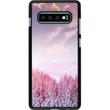 Coque Samsung Galaxy S10+ - Winter 22 Pink Forest