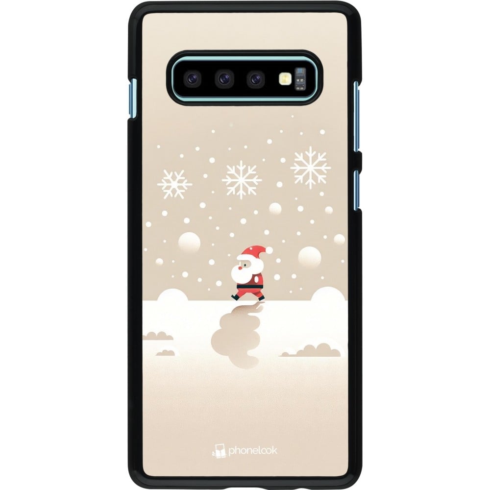 Coque Samsung Galaxy S10+ - Noël 2023 Minimalist Santa