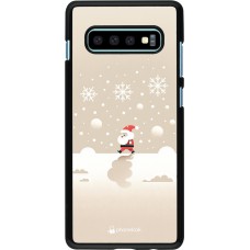 Coque Samsung Galaxy S10+ - Noël 2023 Minimalist Santa