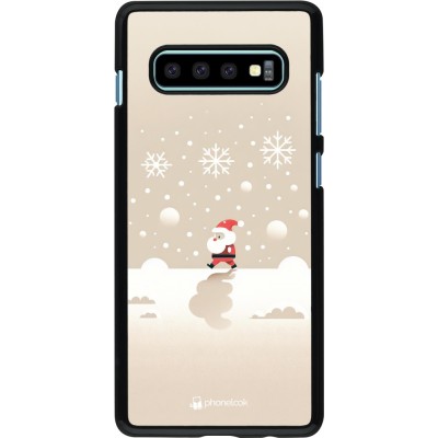 Coque Samsung Galaxy S10+ - Noël 2023 Minimalist Santa