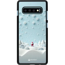 Coque Samsung Galaxy S10+ - Noël 2023 Petit Père Flocon