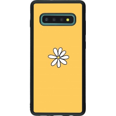 Coque Samsung Galaxy S10+ - Silicone rigide noir Easter 2023 daisy