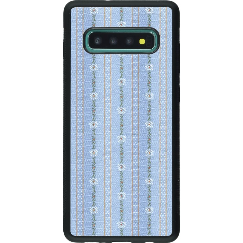 Coque Samsung Galaxy S10+ - Silicone rigide noir Edel- Weiss