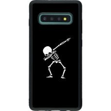 Coque Samsung Galaxy S10+ - Silicone rigide noir Halloween 19 09