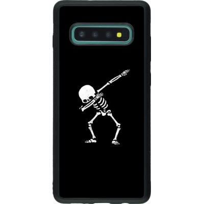 Coque Samsung Galaxy S10+ - Silicone rigide noir Halloween 19 09