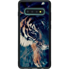 Coque Samsung Galaxy S10+ - Silicone rigide noir Incredible Lion