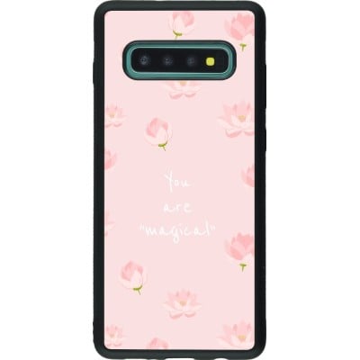 Coque Samsung Galaxy S10+ - Silicone rigide noir Mom 2023 your are magical