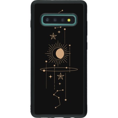 Coque Samsung Galaxy S10+ - Silicone rigide noir Spring 23 astro