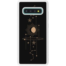 Coque Samsung Galaxy S10+ - Silicone rigide blanc Spring 23 astro