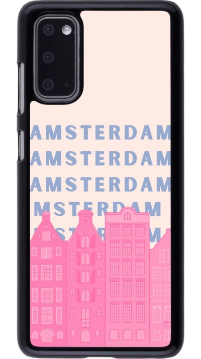 Coque Samsung Galaxy S20 - Amsterdam Pink Print