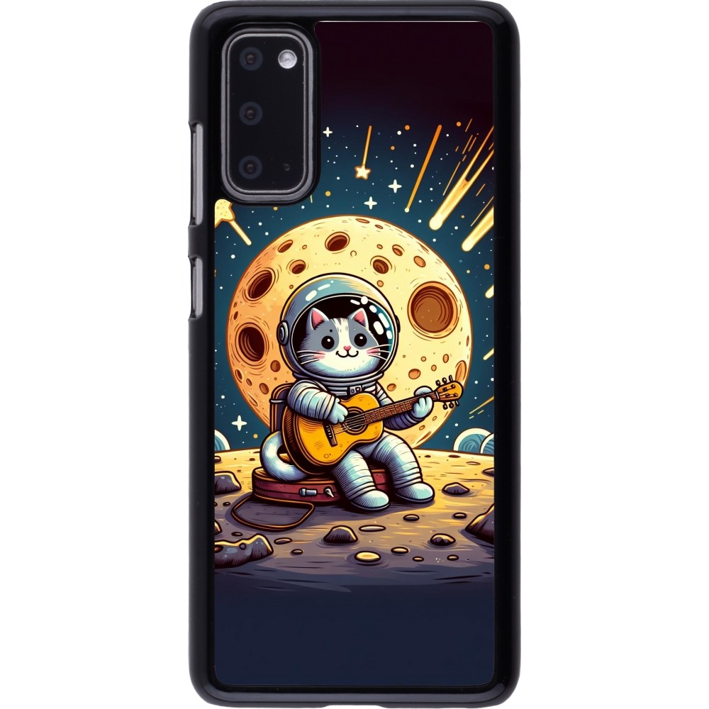 Coque Samsung Galaxy S20 - AstroCat RockLune