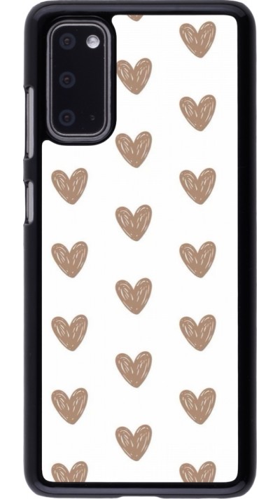 Coque Samsung Galaxy S20 - Autumn 2024 brown hearts