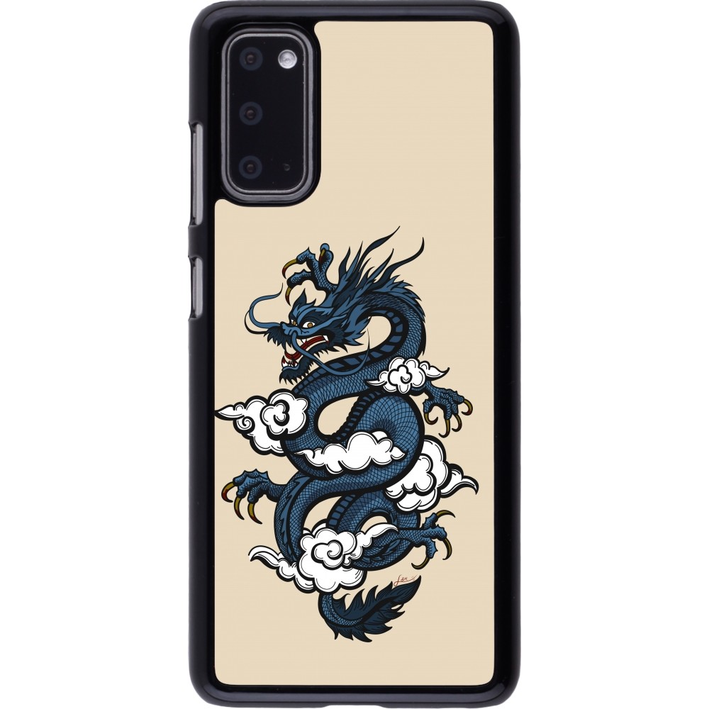 Coque Samsung Galaxy S20 - Blue Dragon Tattoo