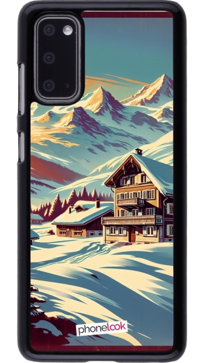 Coque Samsung Galaxy S20 - Chalet montagne enneigée