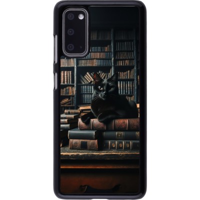 Coque Samsung Galaxy S20 - Chat livres sombres