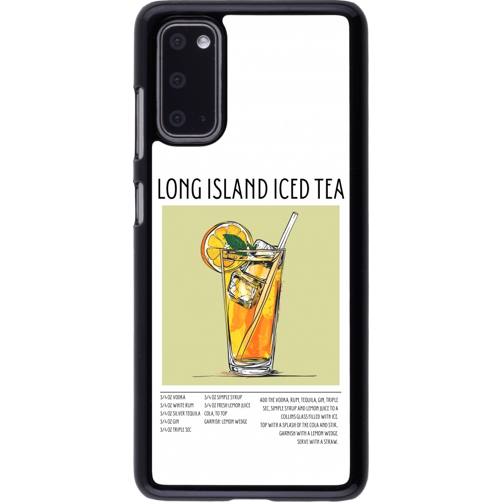 Samsung Galaxy S20 Case Hülle - Cocktail Rezept Long Island Ice Tea