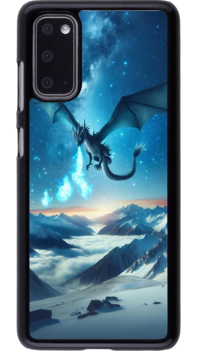 Coque Samsung Galaxy S20 - Dragon nocturne montagne