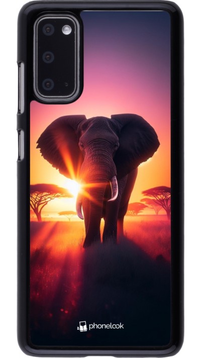 Coque Samsung Galaxy S20 - Elephant Sunrise Beauty