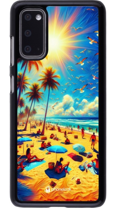 Coque Samsung Galaxy S20 - Été Paradis Paint