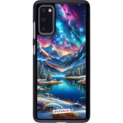 Coque Samsung Galaxy S20 - Fantasy Mountain Lake Sky Stars