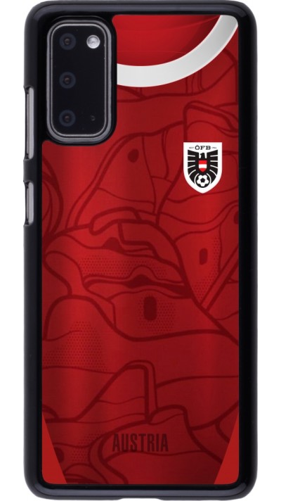 Coque Samsung Galaxy S20 - Maillot de football Autriche personnalisable