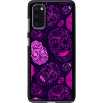 Coque Samsung Galaxy S20 - Halloween 2023 pink skulls