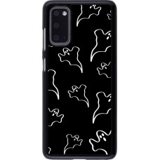 Coque Samsung Galaxy S20 - Halloween 2024 black and white ghosts