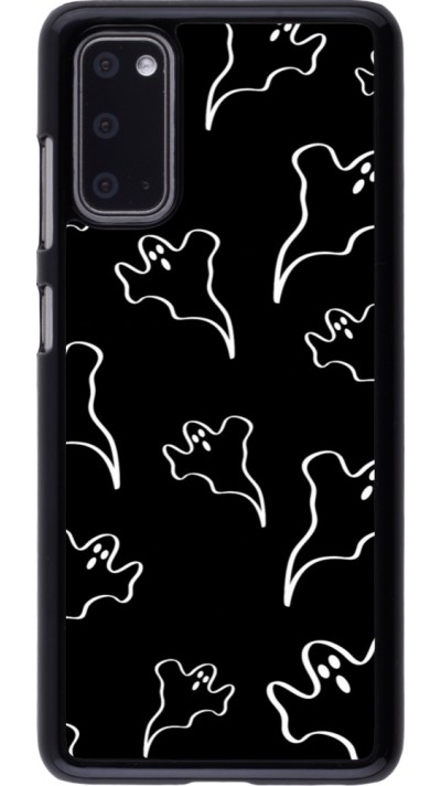 Coque Samsung Galaxy S20 - Halloween 2024 black and white ghosts