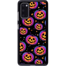 Coque Samsung Galaxy S20 - Halloween 2024 rainbow pumpkins