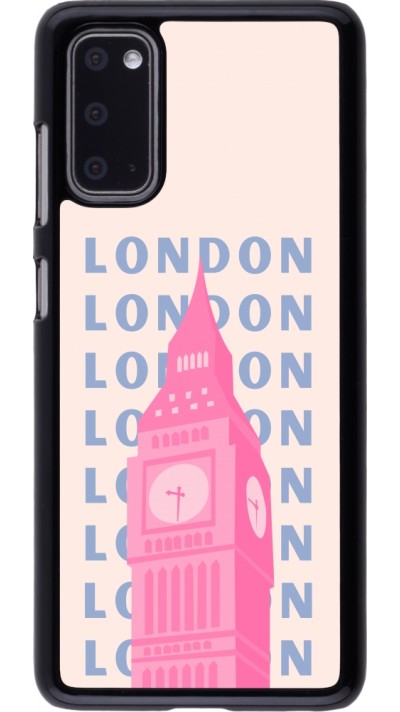 Coque Samsung Galaxy S20 - London Pink Print