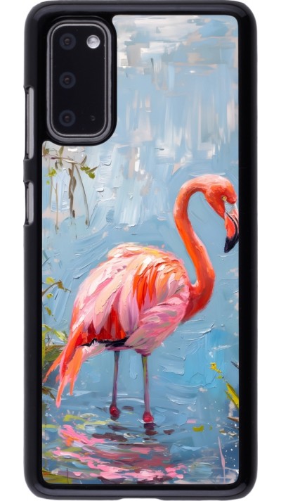 Coque Samsung Galaxy S20 - Paint Flamingo