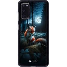 Coque Samsung Galaxy S20 - Renard lune forêt